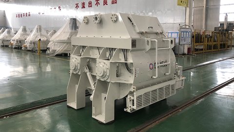 双卧轴搅拌机液压卸料的优势