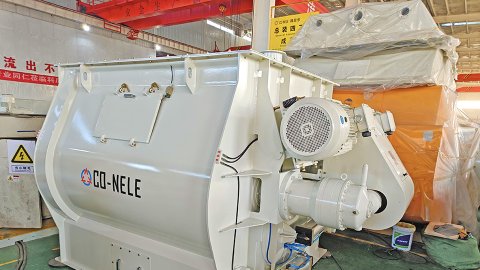 双轴干粉搅拌机在预拌行业的优势