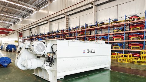 连续式搅拌机搅拌时间对搅拌物料的影响