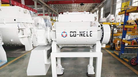 双卧轴实验室搅拌机卸料残留多怎么处理