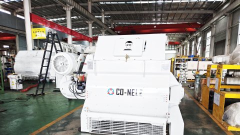 双卧轴搅拌机为什么能够实现较充分的物料混合
